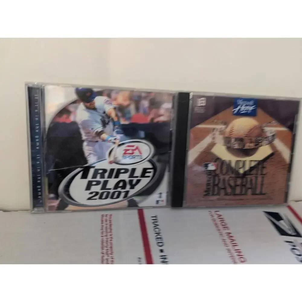 Microsoft Home BASEBALL CD-ROM PC Windows 1994 Edition & Triple Play 2001 #178